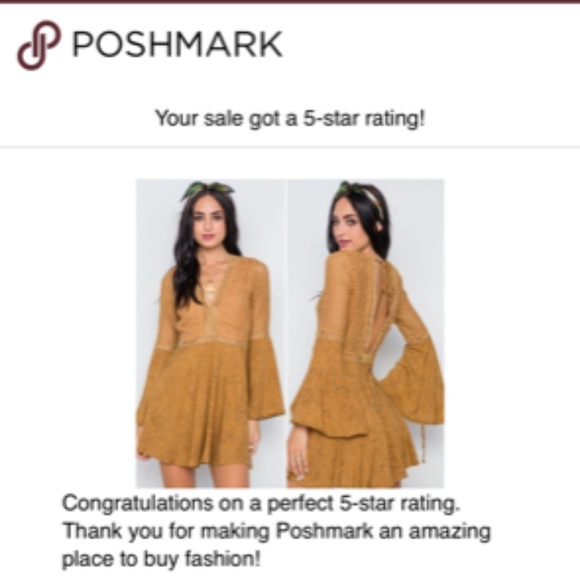 LAST 1! SIZE SMALL! TAN CROCHET BELL SLEEVES BOHO DRESS - Picture 8 of 8